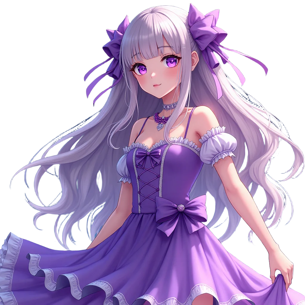 Elegant Purple Princess